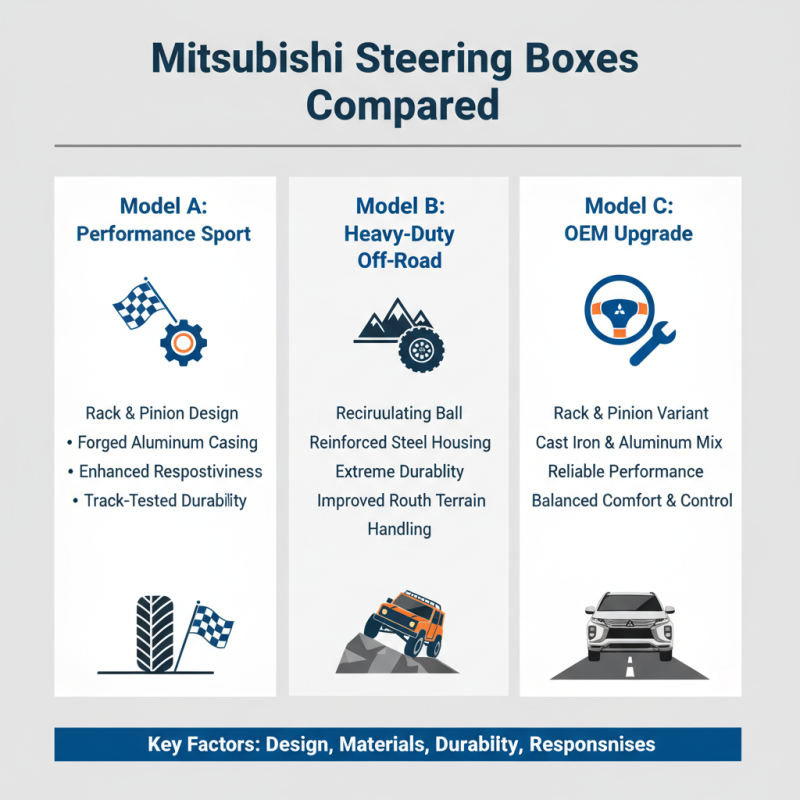 2026 Top Mitsubishi Steering Boxes for Optimal Vehicle Performance?