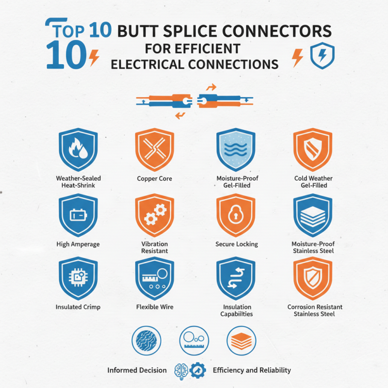 Top 10 Butt Splice Connectors for Efficient Electrical Connections?
