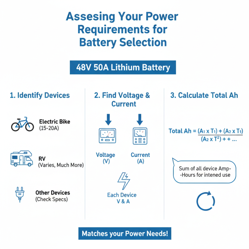 How to Choose the Right 48V 50A Lithium Battery for Your Needs?