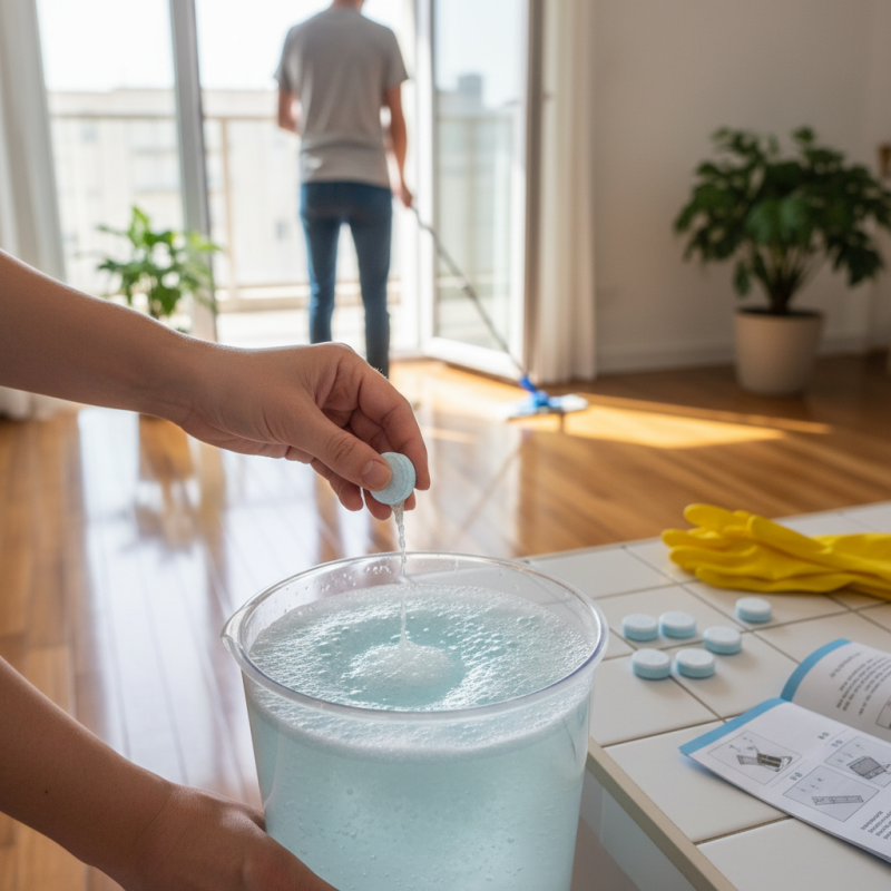 How to Use Floor Cleaning Tablets Effectively for Sparkling Results?
