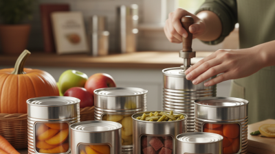 Why Are Canning Tins Essential for Food Preservation?