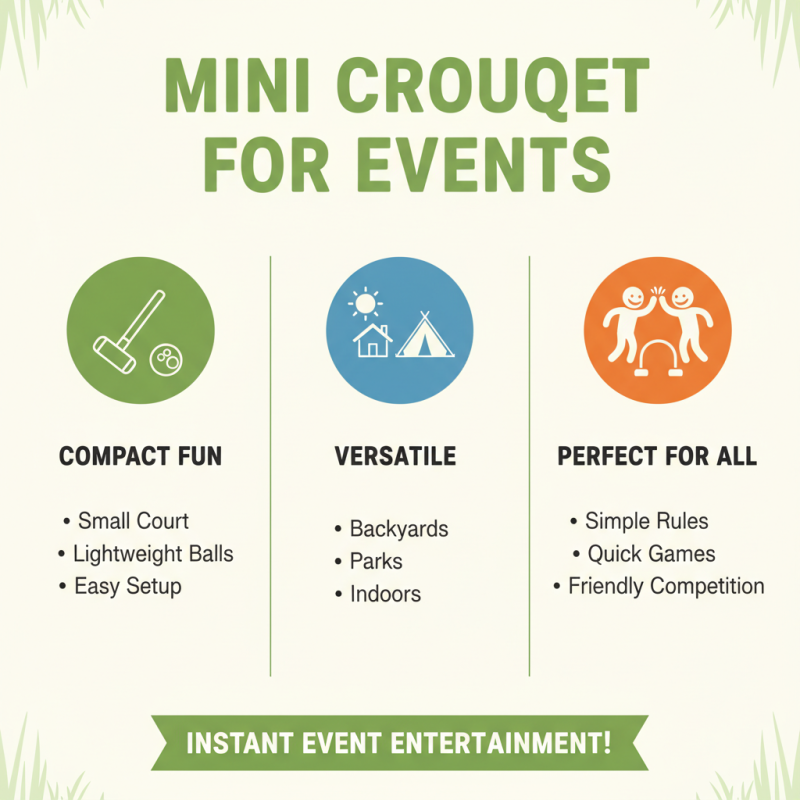 Discover the Best Mini Croquet Set for Your Next Event?