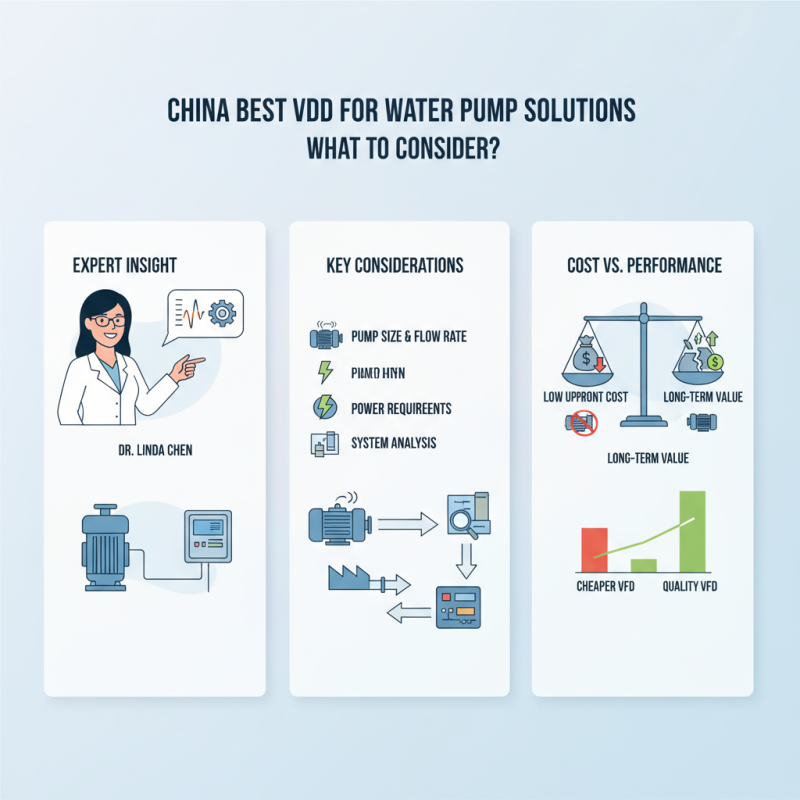 China Best VFD for Water Pump Solutions What to Consider?