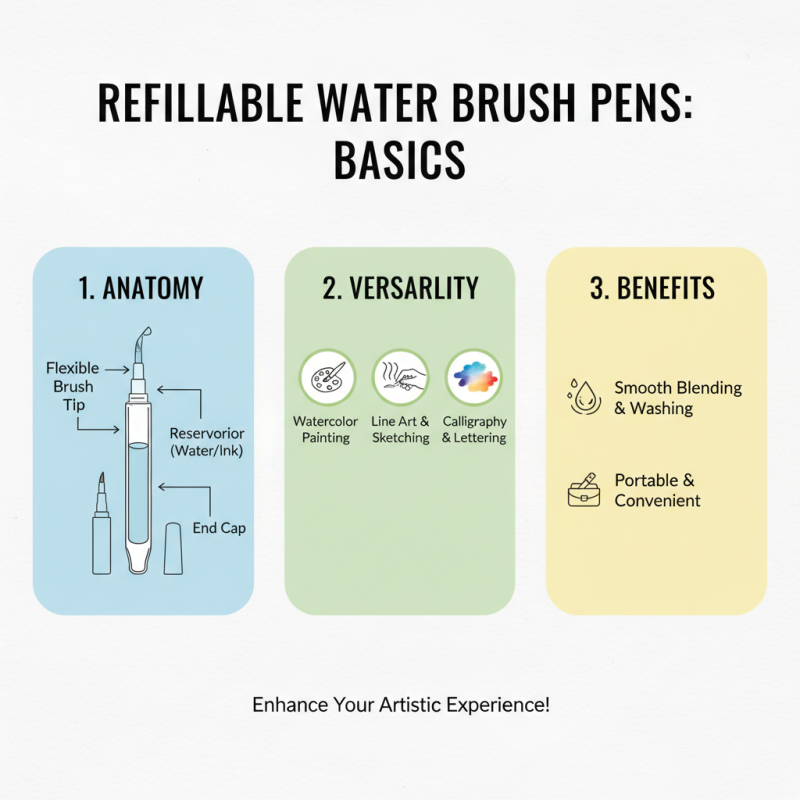 How to Choose the Best Refillable Water Brush Pen for Artists?