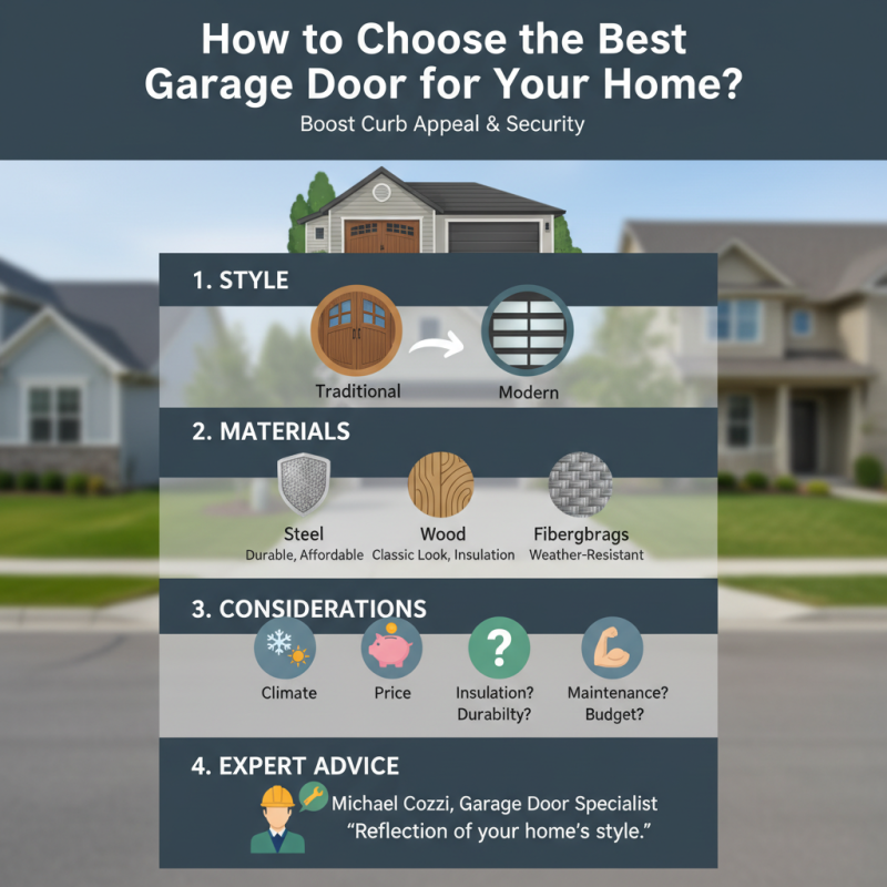 How to Choose the Best Garage Door for Your Home?