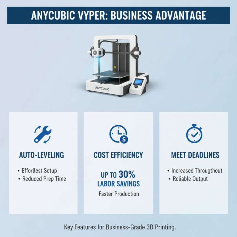 Why Choose Anycubic Vyper 3D Printer for Your Business?