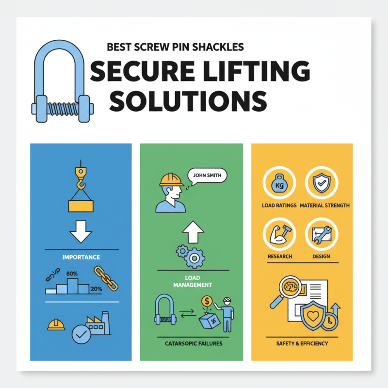 Best Screw Pin Shackles for Secure Lifting Solutions?