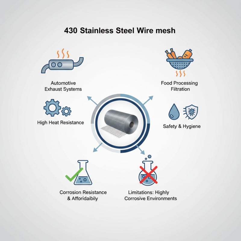 What is the use of 430 stainless steel wire mesh?