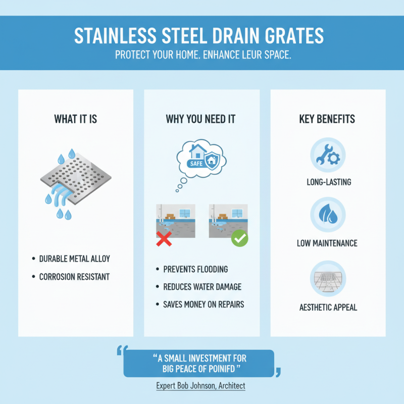 What is Stainless Steel Drain Grate and Why You Need It?