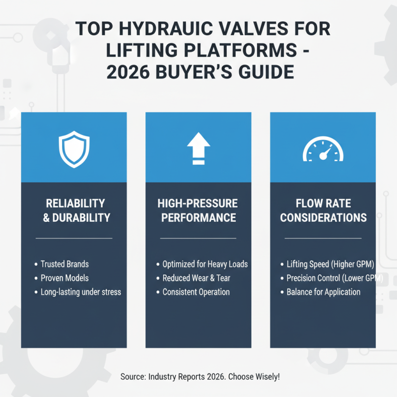 2026 Best Lifting Platform Hydraulic Valve Options for Buyers?