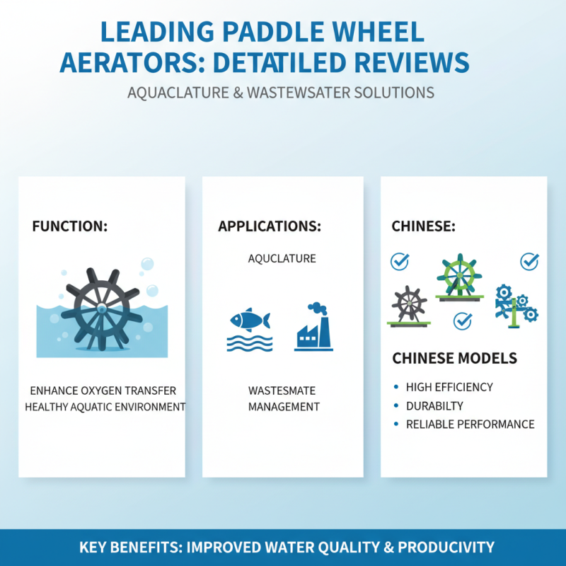Top 10 Paddle Wheel Aerators in China for Global Buyers?