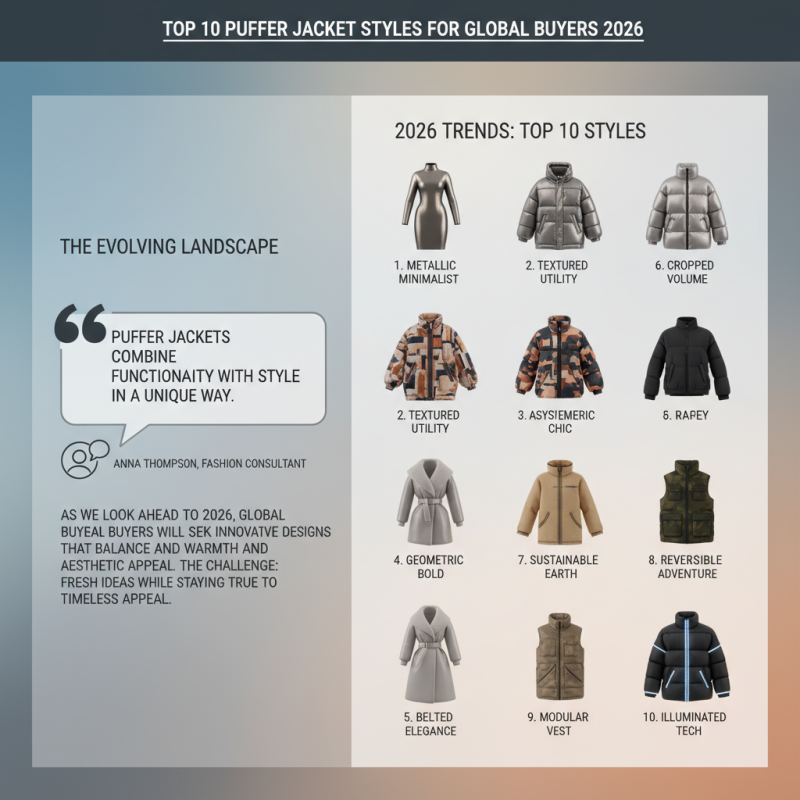 Top 10 Puffer Jacket Styles for Global Buyers 2026?