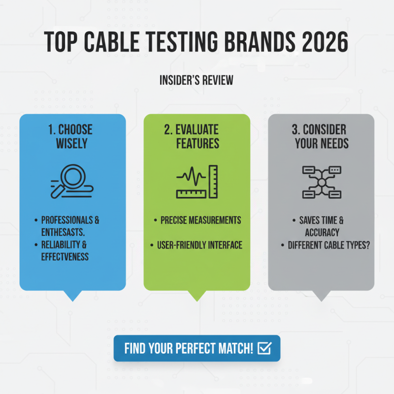 2026 Best Cable Testing Equipment Guide for Professionals and Enthusiasts