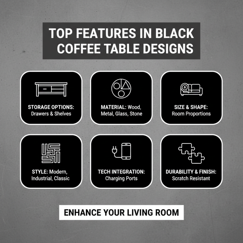 Top 10 Coffee Table Black Designs for Your Living Room?