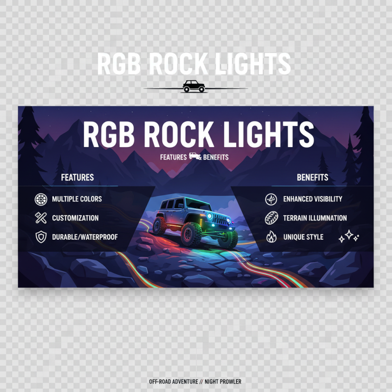 Top Quality Rgb Rock Lights for Global Buyers?