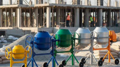 Top 5 Vertical Cement Mixer Models for Efficient Construction?