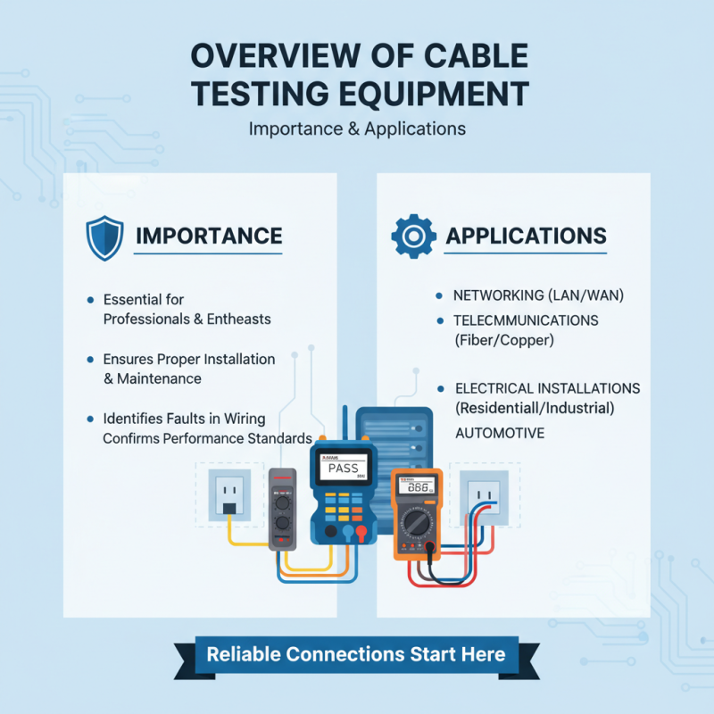 2026 Best Cable Testing Equipment Guide for Professionals and Enthusiasts