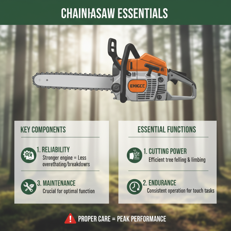 Essential Chainsaw Parts for Optimal Performance and Reliability?