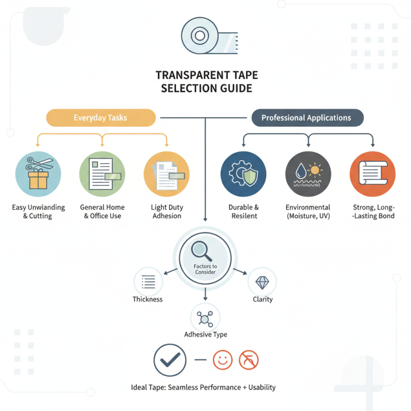 What is the Best Transparent Tape for Your Needs?