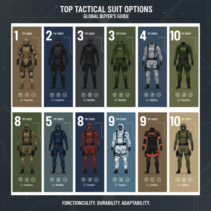 Top 10 Tactical Suit Options for Global Buyers Best Choices?