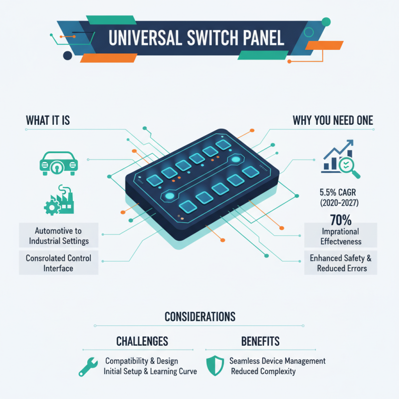 What is a Universal Switch Panel and Why You Need One?