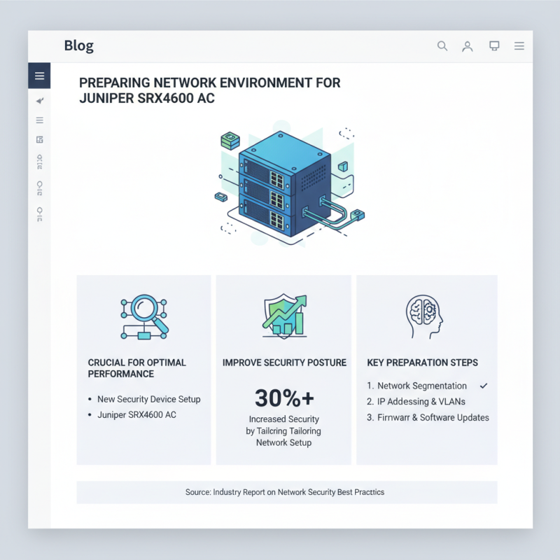 How to Configure Juniper SRX4600 AC for Optimal Network Security?
