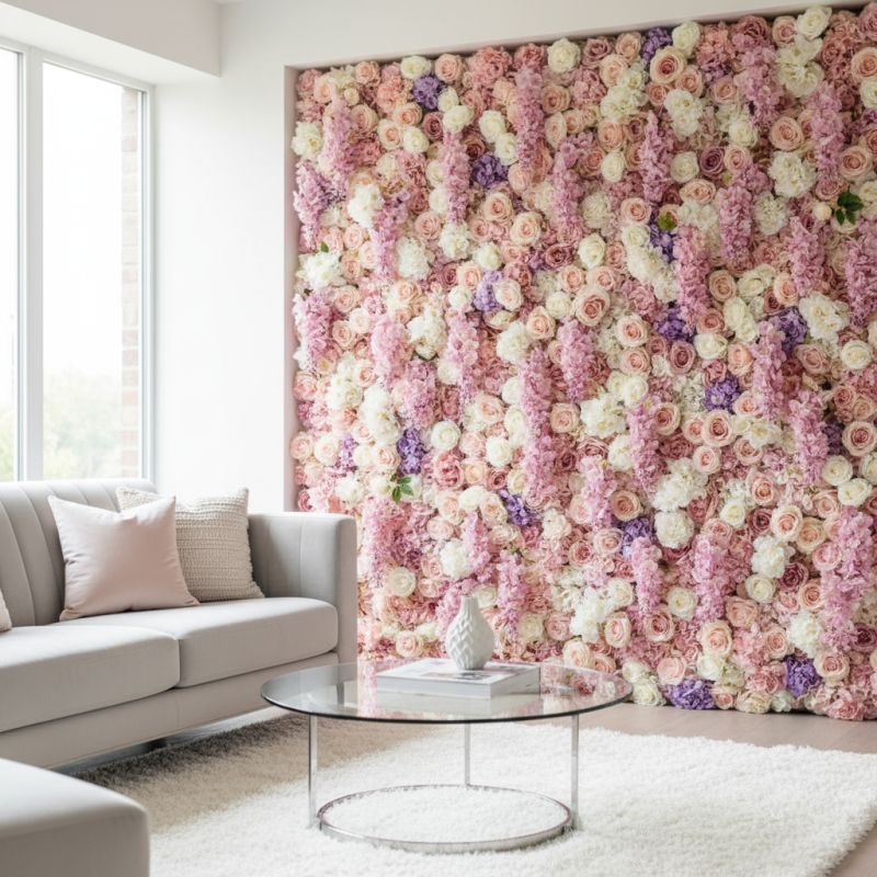 10 Best Fake Flower Wall Ideas for Stunning Home Decor?