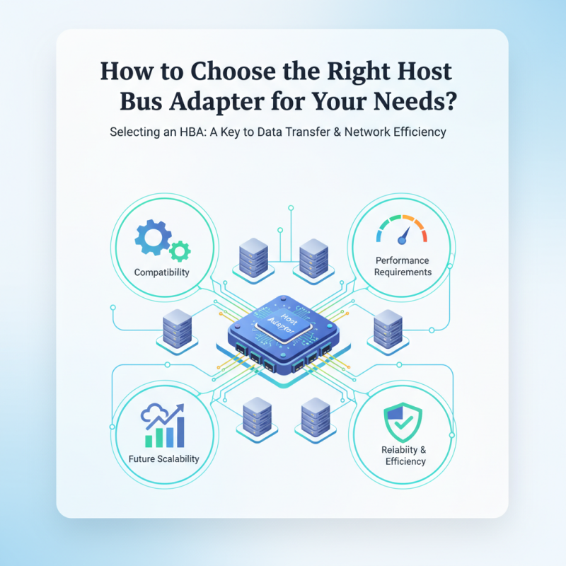 How to Choose the Right Host Bus Adapter for Your Needs?