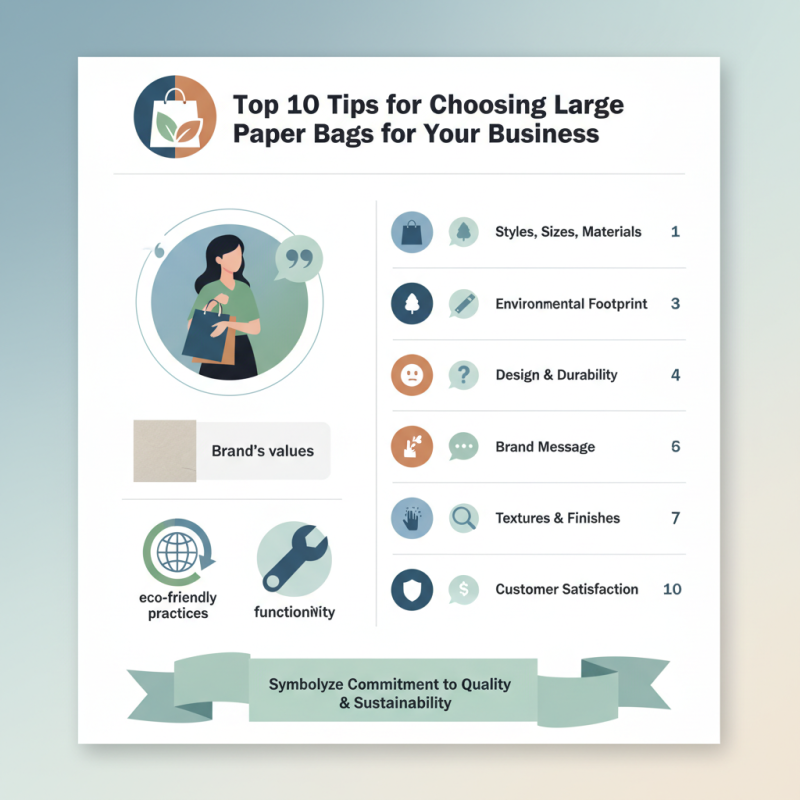 Top 10 Tips for Choosing Large Paper Bags for Your Business?