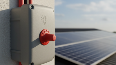 Why Choose a DC Isolator Switch for Solar Energy Systems?