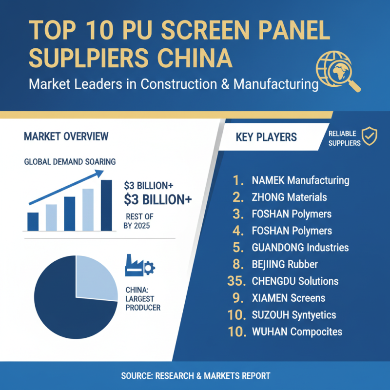 Top 10 Pu Screen Panel Suppliers in China for Global Buyers?
