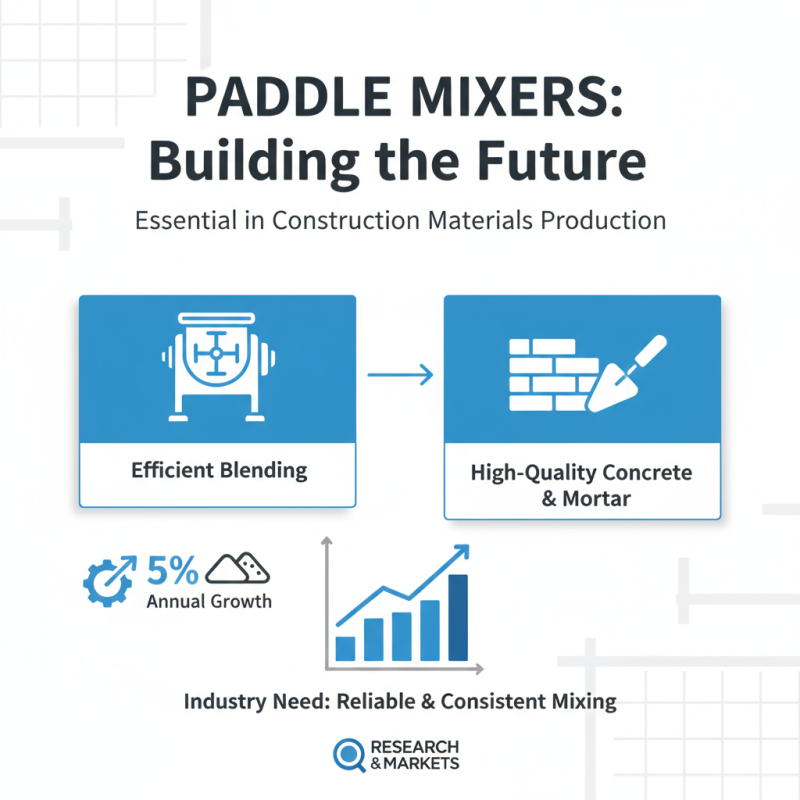 Top Paddle Type Mixer Applications and Benefits in Various Industries?