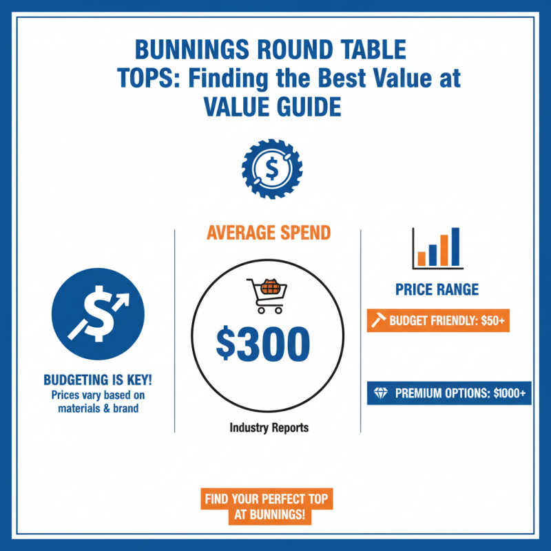 How to Choose the Right Round Table Top from Bunnings for Your Space?