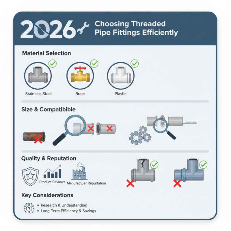 2026 How to Choose Threaded Pipe Fittings Efficiently?