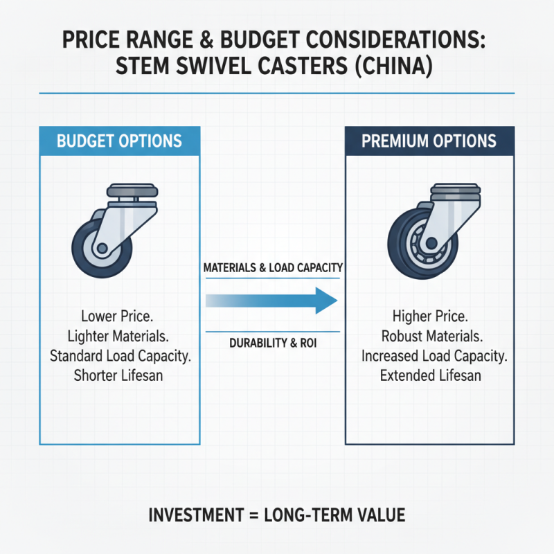 China Top Stem Swivel Casters for Global Buyers Best Options?