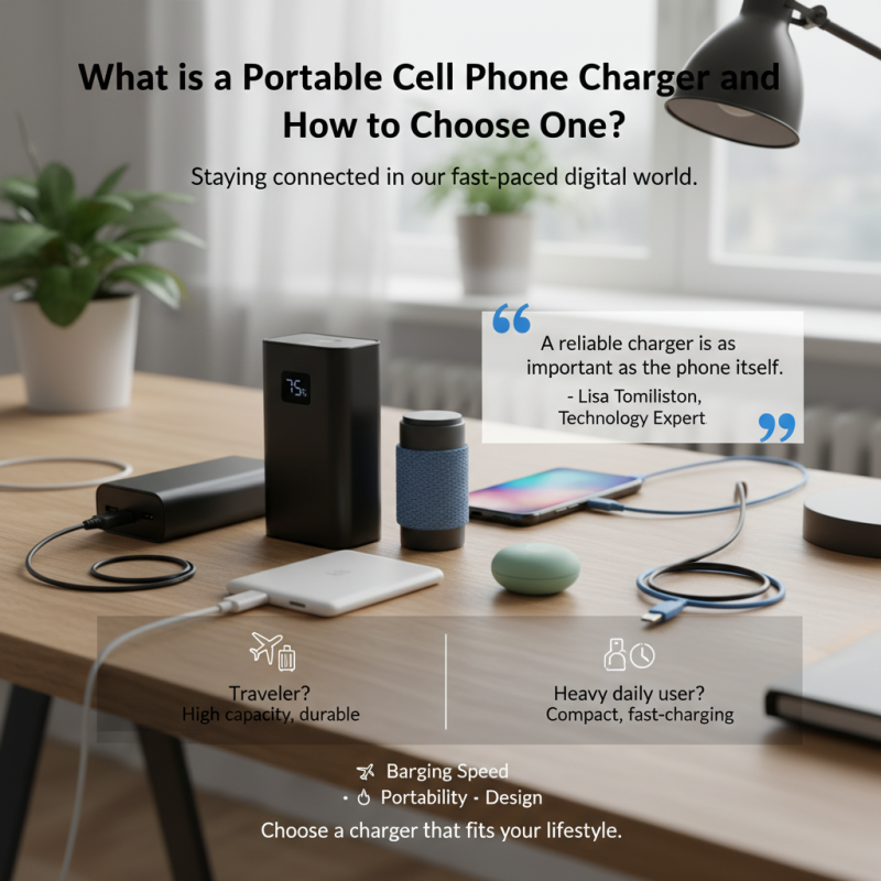 What is a Portable Cell Phone Charger and How to Choose One?