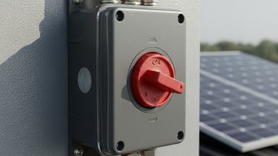 How to Choose the Right DC Isolator Switch for Solar Systems?