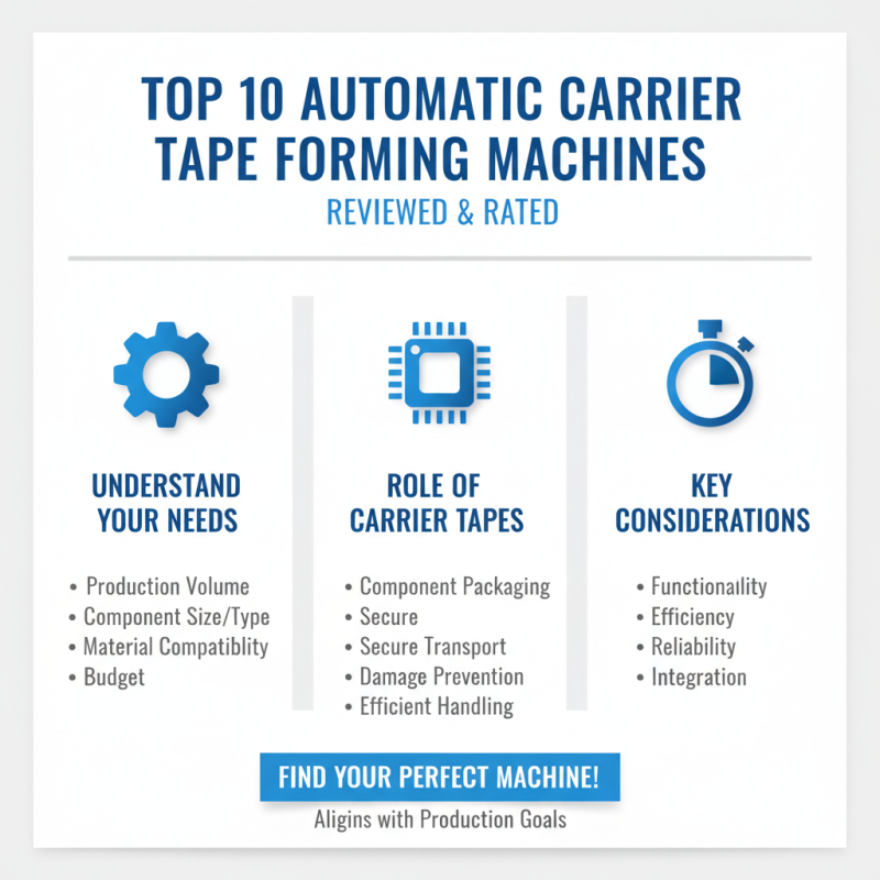 10 Best Automatic Carrier Tape Forming Machines for Your Needs?