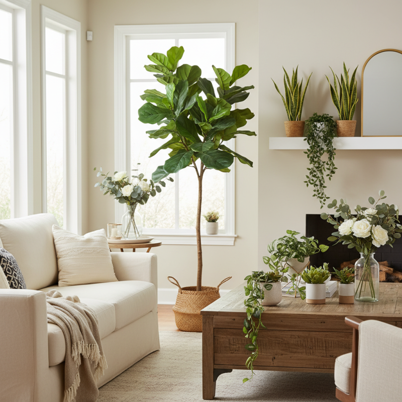 How to Use Artificial Plant Decor to Enhance Your Home Aesthetic?