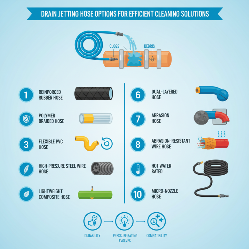Top 10 Drain Jetting Hose Options for Efficient Cleaning Solutions?