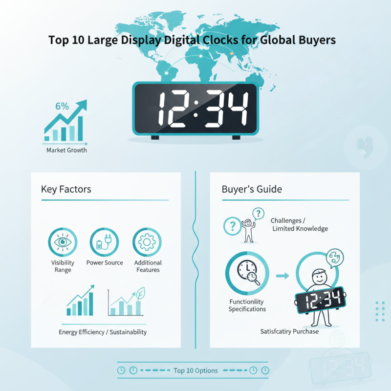 Top 10 Large Display Digital Clocks for Global Buyers?