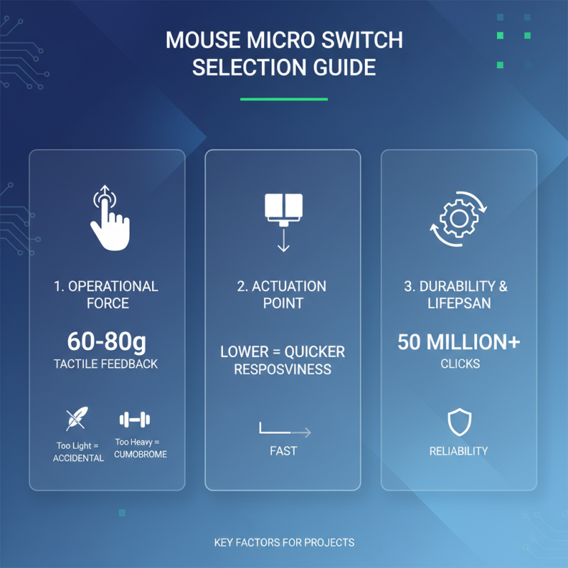 Why Choose Mouse Micro Switch for Your Electronics Needs?