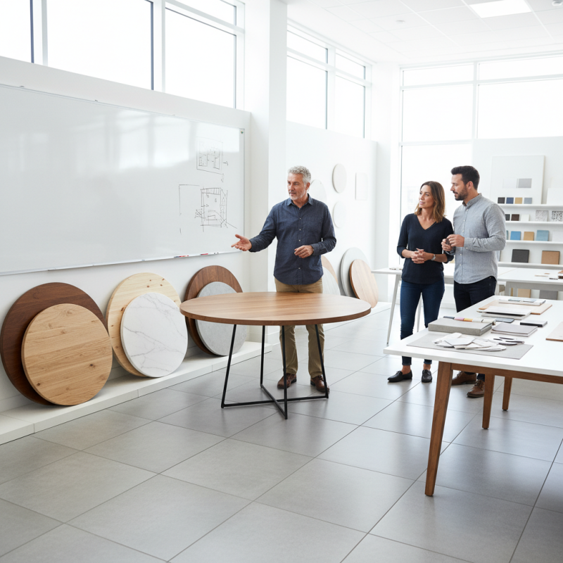 How to Choose the Right Round Table Top from Bunnings for Your Space?