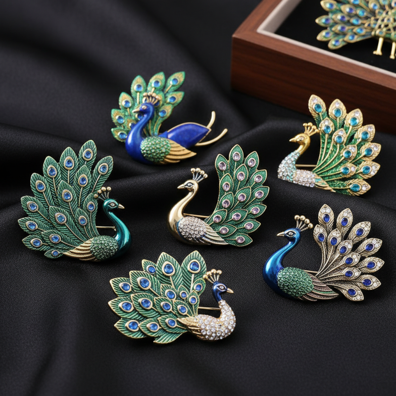 China Top Peacock Lapel Pin Wholesale for Global Buyers?