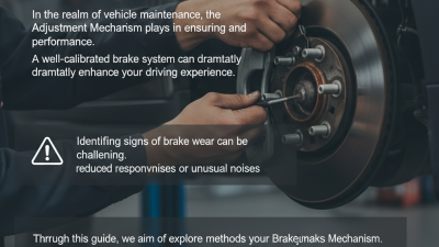 How to Adjust Brake Mechanism for Optimal Performance?