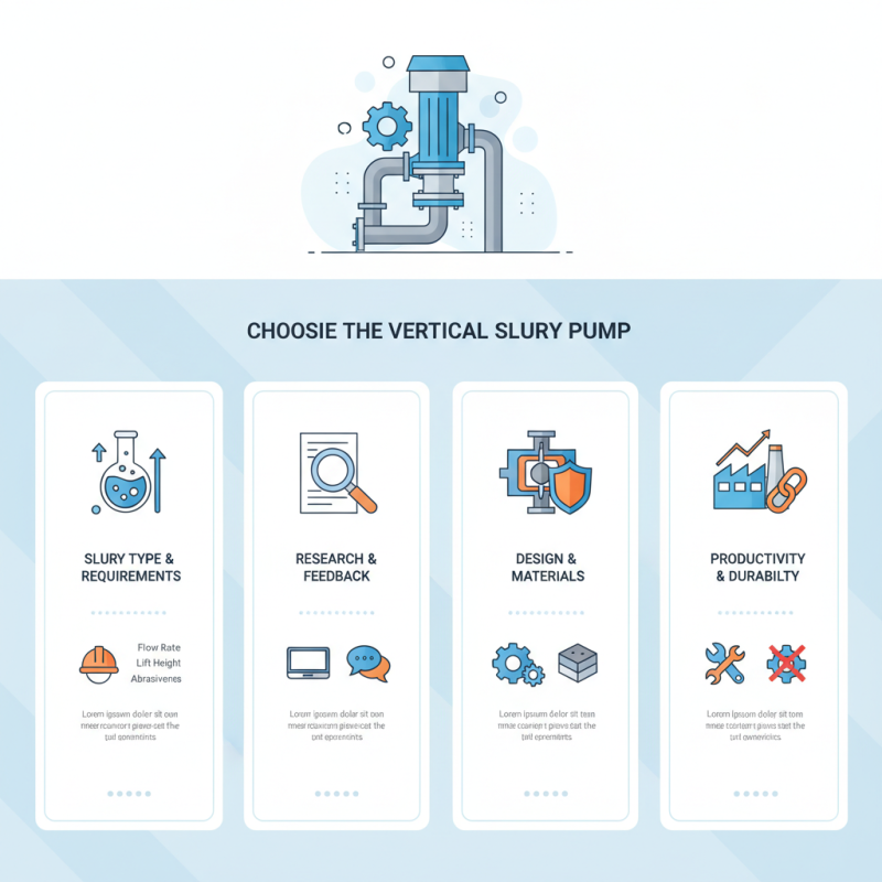 Essential Tips for Choosing the Right Vertical Slurry Pump?