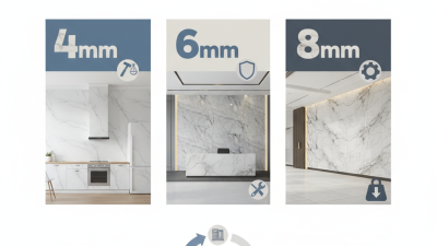 What is the Ideal Uv Marble Sheet Thickness for Your Project?