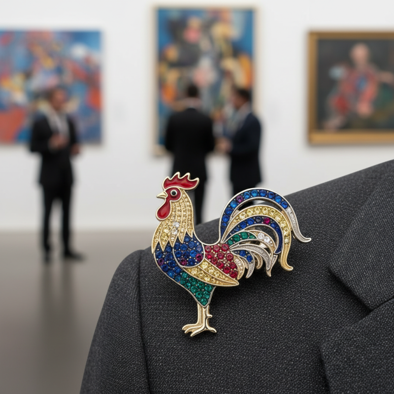 Why Choose a Rooster Lapel Pin for Your Fashion Statement?