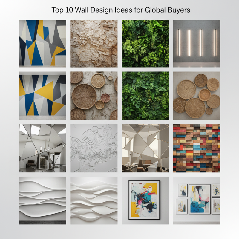 Top 10 Wall Design Ideas for Global Buyers to Transform Spaces?