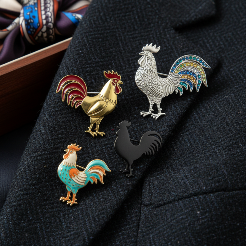 Best Rooster Lapel Pins for Stylish Looks and Unique Gifts?